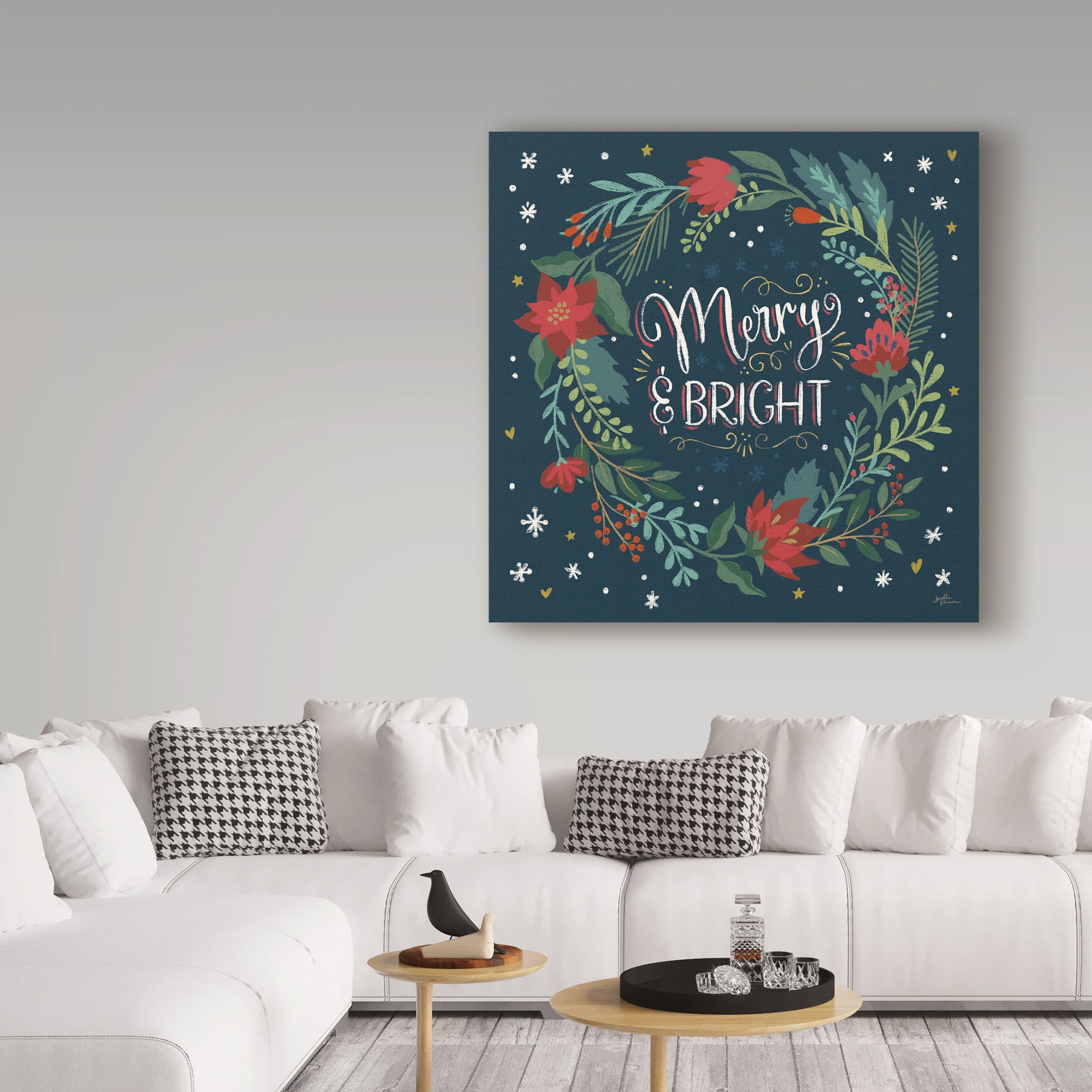 Trademark Fine Art 'Christmas Bloom III' Canvas Art by Janelle Penner