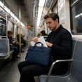 thumbnail image 3 of Blue Oxford Cloth Laptop Bag Messenger 14 Inch For Notebook Tablet Travel 15.0X11.0X1.2 In, 3 of 6