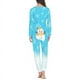 thumbnail image 4 of Conjunto de piezas con diseño navideño para mujer, ropa de dormir informal holgada, jersey de manga larga, ropa de estar por casa, envío directo, 4 of 4