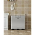 thumbnail image 4 of JoanKaren 23.8Gal/90L Stainless Steel Trash Can,3 Compartment Kitchen Recycle Bin,Three Pedal, 4 of 7