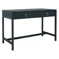 thumbnail image 5 of SAFAVIEH Esther Amish 2 Drawer Rectangle Wood Desk, Navy (22 in. W x 46 in. D x 30 in. H), 5 of 14