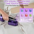 thumbnail image 5 of ReHaffe 1300W Garment Steamer 2-in-1,15s Fast Heat Up,6 Modes LED,190ML Leak-Proof Tank,Portable Travel Steamer for Clothes with Upright Base,Steam Iron 120V for Home,Laundry,Travel Use, 5 of 8