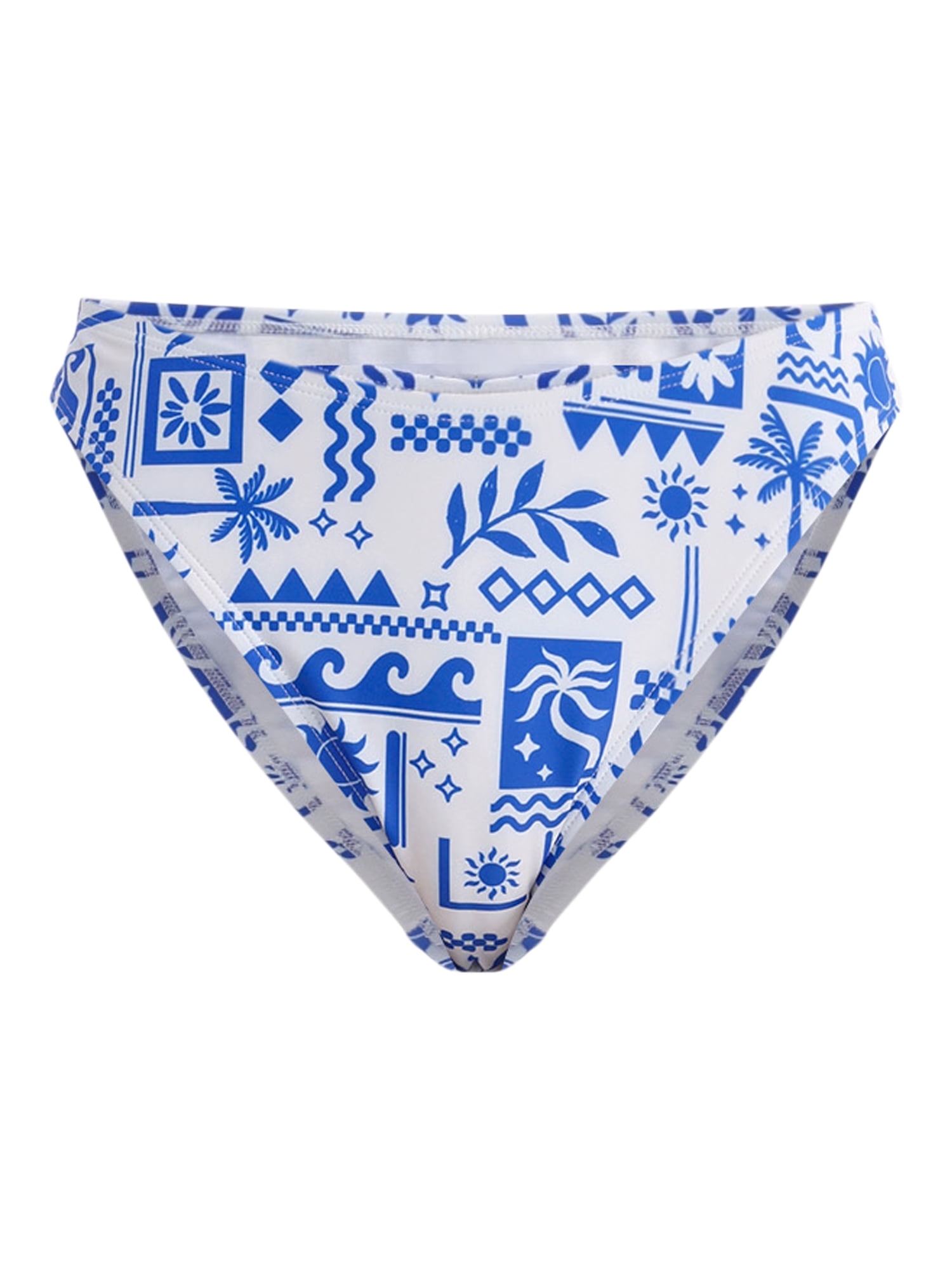 No Boundaries High Leg Mid Rise Cheeky Bikini Bottom, Sizes XXS-XL