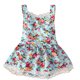 thumbnail image 5 of Herrnalise - Pelele para bebé niña recién nacida, sin espalda, con cordones, estampado floral, vestido de verano, 5 of 8