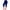 Blue, variant on Ruimatai Women's Plus Size Cut Out Hem Sports Leggings Elastic Wide Waistband Skinny Capris Leggings