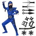 thumbnail image 1 of Disfraz infantil Spooktacular Creations Ninja Birdy Blue Small, 1 of 7