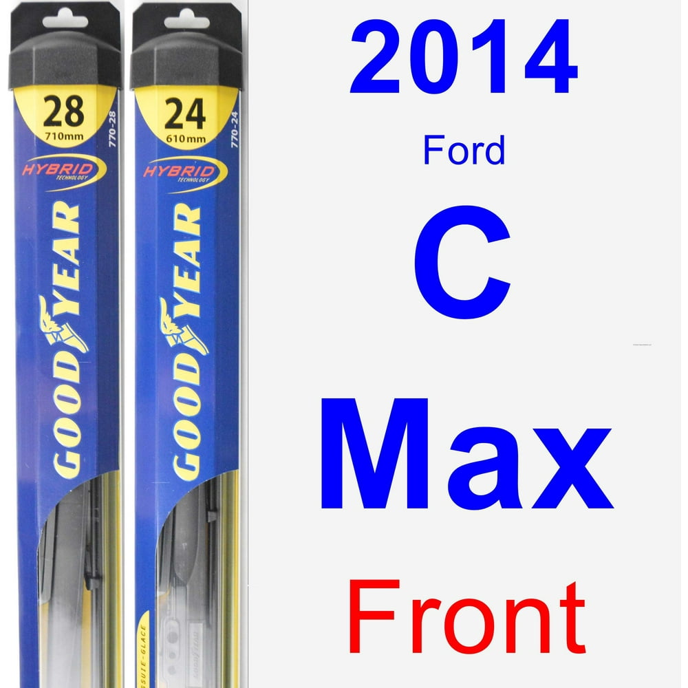2014 Ford CMax Wiper Blade Set/Kit (Front) (2 Blades) Hybrid 2014 Ford CMax Wiper Blade Set/Kit (Front) (2 Blades) Hybrid