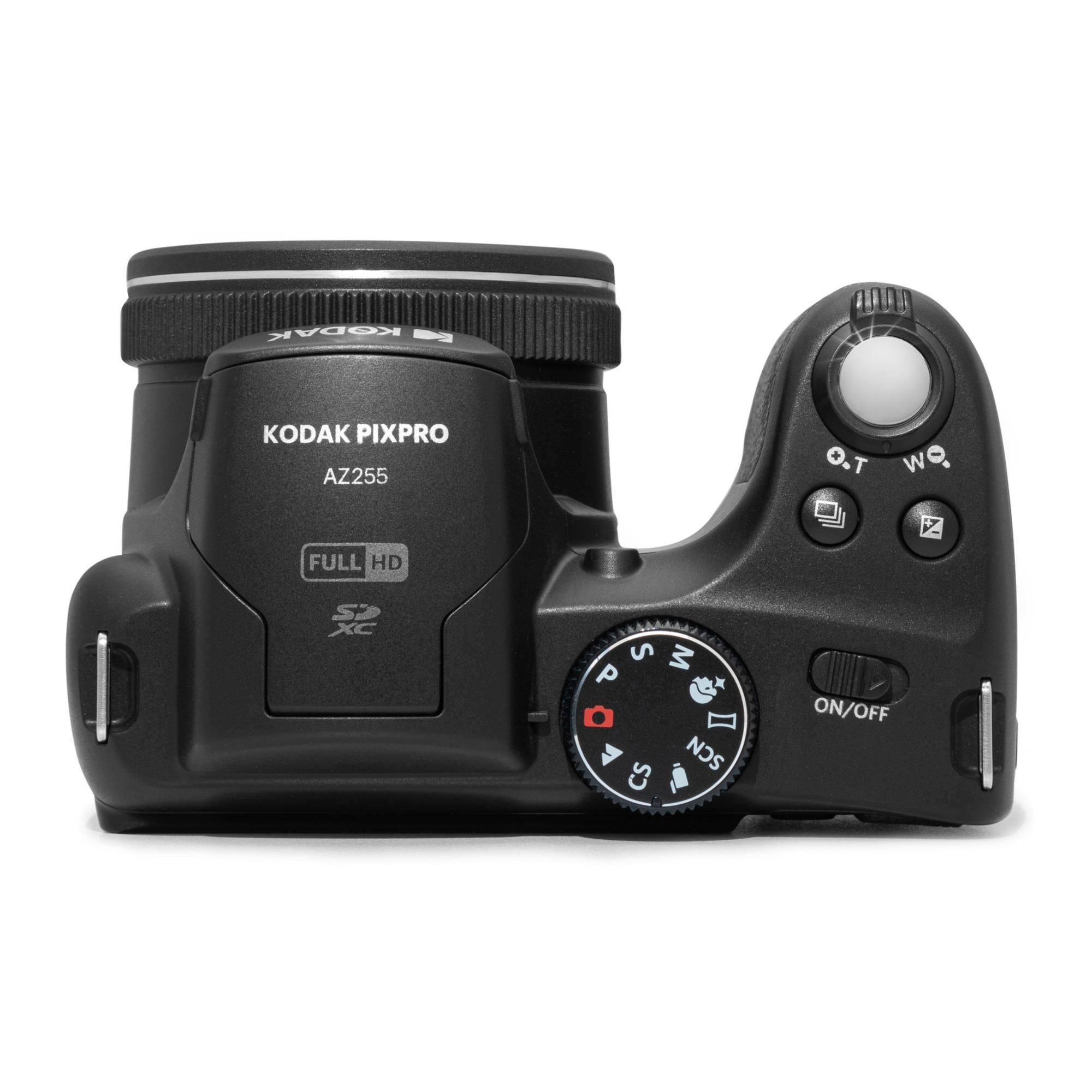 Kodak PIXPRO AZ255 Point Shoot Camera, 16MP, 25x Zoom, Black