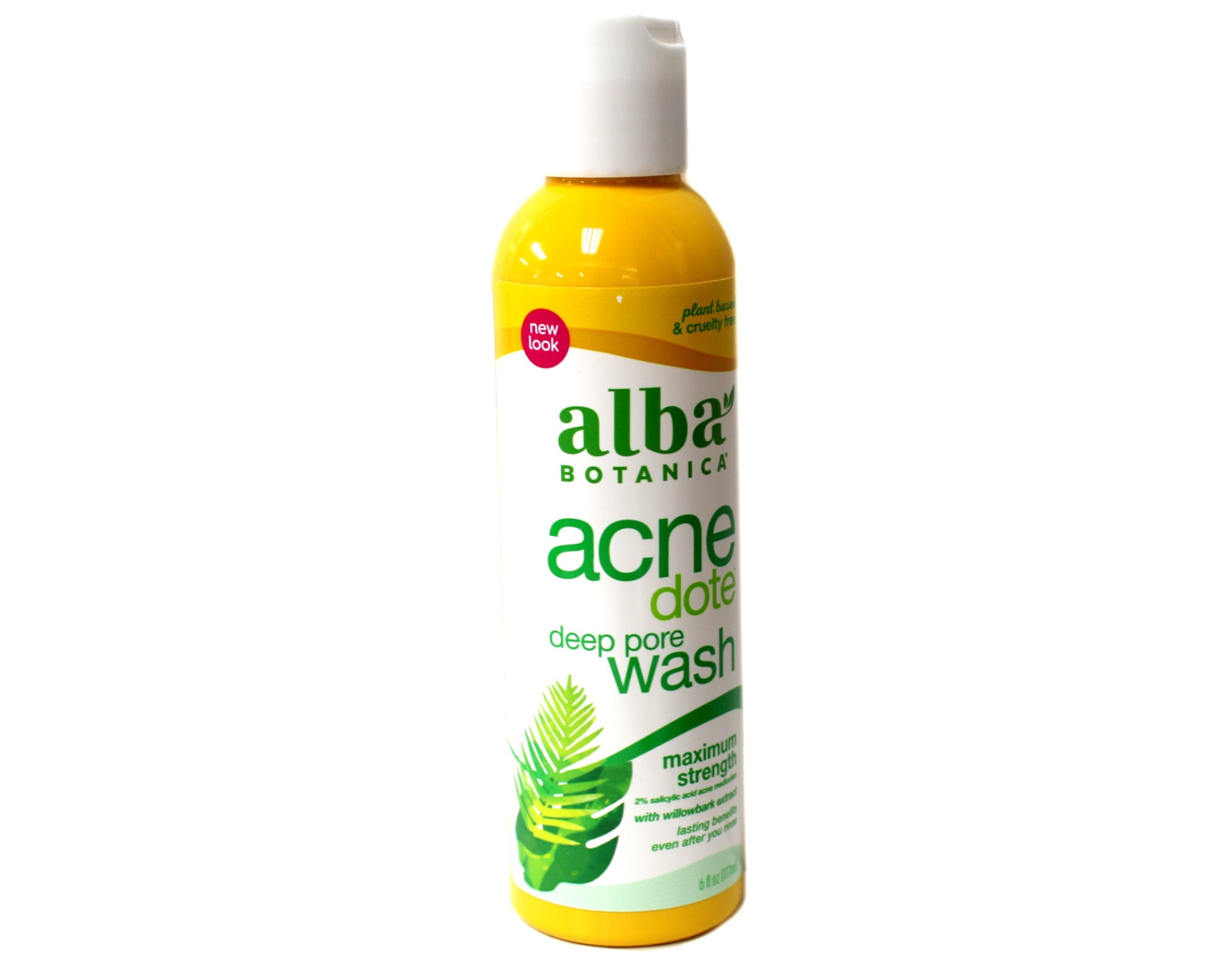 Alba Botanica Natural Acnedote Deep Pore Wash 6 oz (3 pack)