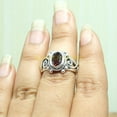 thumbnail image 2 of Natural Red Garnet Gemstone 925 Sterling Silver Design Wedding Engagement Ring Gift Jewelry for Women, 2 of 5