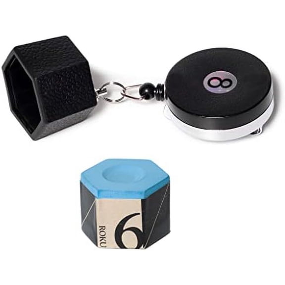 ROKU Pool cue Billiard Chalk - Blue - with Retractable Chalk Holder$$Sport & Recreation Other