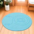 thumbnail image 1 of Mobutofu 1Pcs Round Mat for Working Out with Non Slip and Shock Absorption 23.6X23.6X0.2In, 1 of 5