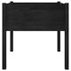 thumbnail image 4 of Cama de jardín elevada VidaXL de madera maciza de pino negro, 70 x 70 x 70 cm, 4 of 7
