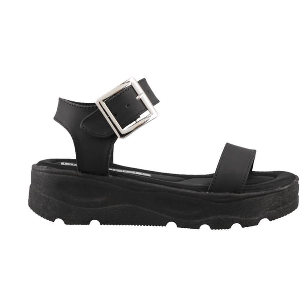 Sandalia REAL JUNGLE mujer Ajustable comodos negro 25