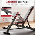 thumbnail image 3 of BAOKALER Weight Bench, 1000LBS Max Load, 8 in 1 Dumbbell Bench with Adjustable Seat Angles, Incline, Decline, and Flat Bench Roman Chair for Full Body Home Gym Workout, 3 of 10