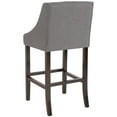 thumbnail image 5 of Home Square 30" Tufted Bar Stool in Dark Gray and Walnut - Set of 3, 5 of 5