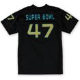 thumbnail image 2 of NFL Boys Super Bowl 47 Jersey, Negro, L (16), 2 of 2