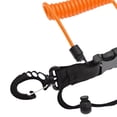 thumbnail image 3 of Dive Snappy of Coil Lanyard Loss Resistant Spring Coil Rope Cameras with Clips and Quick Release Buckle Cameras Anti for Loss Rope Scuba Diving Lanyard Orange, 3 of 8