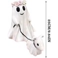 thumbnail image 4 of Estatua de perro fantasma XINYU decoración de Halloween escultura de resina pequeña figura, 4 of 8