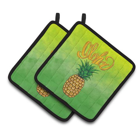 

Aloha Pineapple Welcome Pair of Pot Holders