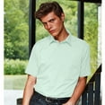thumbnail image 2 of Premier Mens Short Sleeve Formal Poplin Plain Work Shirt, 2 of 4