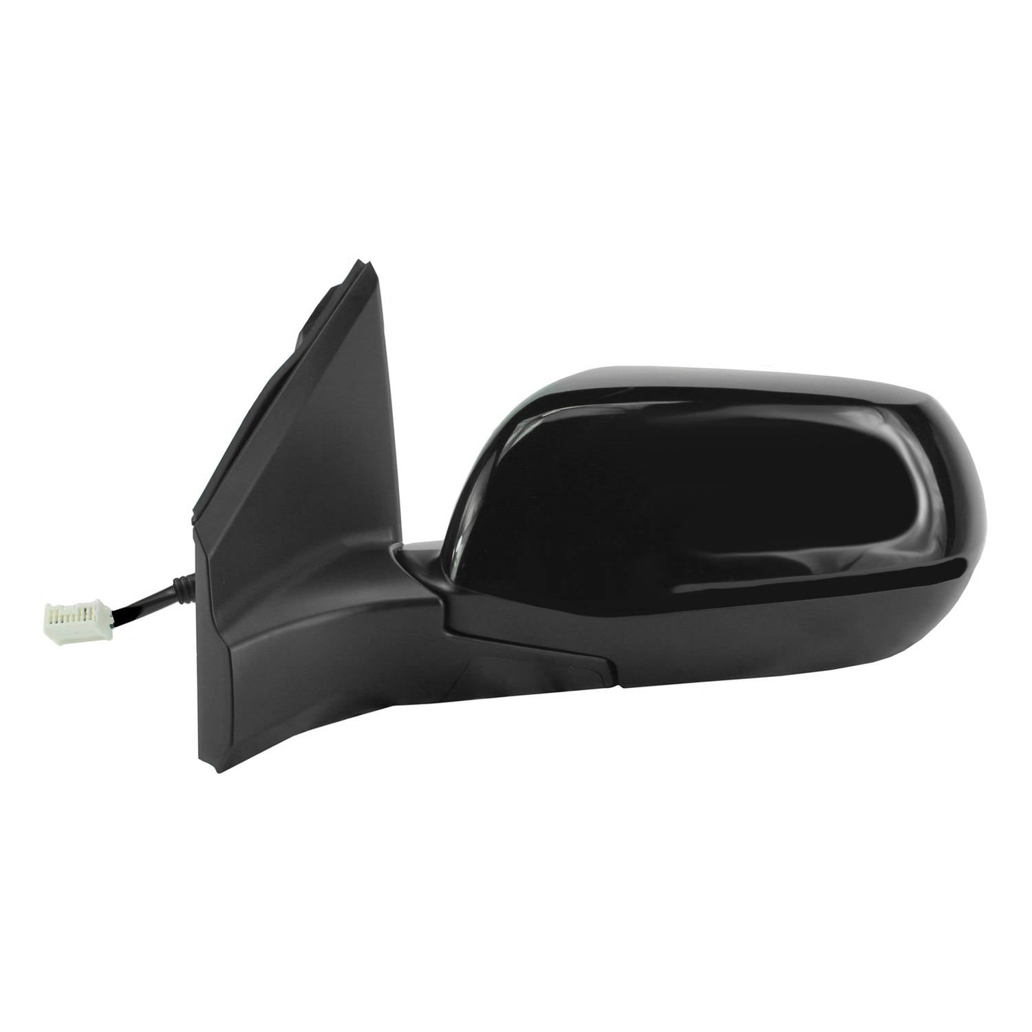 Photo 1 of ***DAMAGED - PLASTIC COVER RIPPED OFF - SEE PICTURES***
63044H - Fit System Driver Side Mirror for 12-16 Honda CR-V EX-L Model, textured black w/ PTM cover, aspherical lens, foldaway, Heated Power