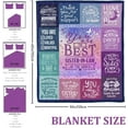 thumbnail image 4 of Sister Gifts Blanket, Best Birthday Gifts for Sister Super Soft Throw Blanket 50"x60", Sister Birthday Gifts from Sister, Sister Gift from Sister, Gifts for Sister, Sister Birthday Gift Ideas, 4 of 5