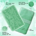thumbnail image 4 of Gel Beads Ice Pack Ice Bag  Reusable Hot & Cold Pack Compress for Knee  Shoulder  Foot  Back  Ankle  Neck  Hip  Elbow  Wisdom Tooth--7.7‘‘x4.9‘‘, 4 of 15