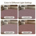 thumbnail image 7 of ODIKA 6'x9' Washable Area Rug Easy Care, Non-Shedding, Solid Boho Geometric Design With Tonal Mauve Diamond Lattice Accents for Queen Size Bedroom Under Bed Master Suite, 7 of 7