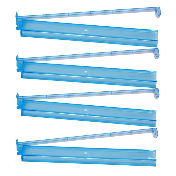 BESTSKY 2026 New Mahjong Rack Pusher Set-4 Transparent Acrylic Mahjong Rack with Built in Pushers Set-Clear Combo Rack