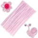 thumbnail image 1 of 100 Pieces Pipe Cleaners Chenille Stem, Solid Color Pipe Cleaners Set for Pipe Cleaners DIY Arts Crafts Decorations, Chenille Stems Pipe Cleaners (Lig, 1 of 5