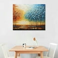 thumbnail image 2 of ONETECH Art, 20X16 inch Modern Abstract Hand Painted Oil Paintings Acrylic Canvas Art Wall Art Framed Paintings for Bedroom Living Room Decorations, 2 of 4