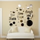 thumbnail image 4 of Adhesivo decorativo para pared Bienvenido Solid Circle Love Life Laugh, 4 of 5