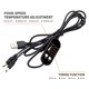thumbnail image 2 of Caliente manillar 5V USB calentador de manillar cubierta de agarre 4 engranajes antideslizante (negro), 2 of 9