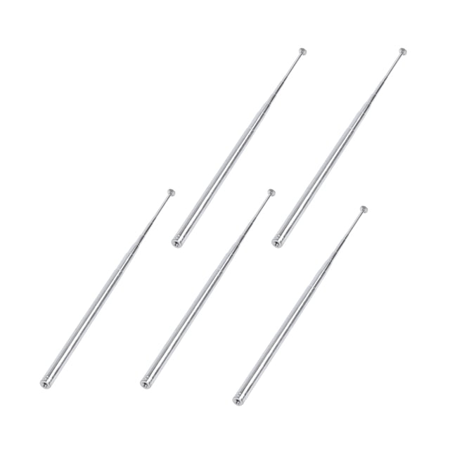 5X 115cm 10 Secciones Telescopico Antena para TV FM AM Radio