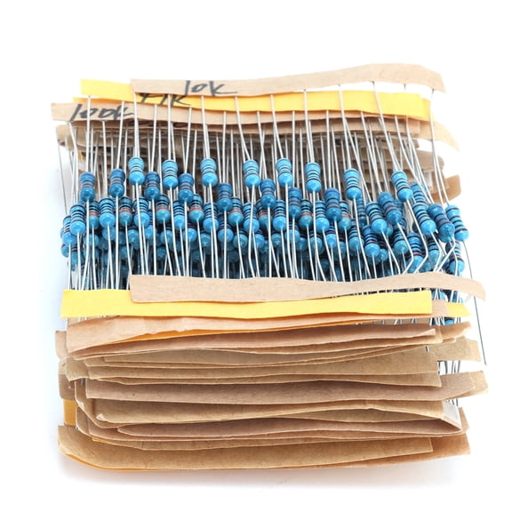Resistors Assortment Kit, Electronic Components Metal Film Resistor For DIY Project Experiments
