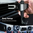thumbnail image 3 of Gravity Car Holder For Phone Air Vent Clip Mount Mobile Cell Stand Smartphone GPS Support For iPhone 13 12 Xiaomi Samsung Phone, 3 of 6