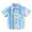 Blue2, variant on Jgppe Boys Summer Cute Shirts Casual Lightweight Lapel Pocket Short Sleeve Button down Shirt for 6Months--6Years