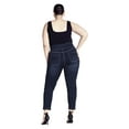 thumbnail image 2 of Avenue Women's Plus Size Petite Butter Denim Pull-On High Rise Jean, 2 of 2