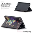 thumbnail image 5 of Galaxy Tab A 8.0 (2019) Case P200 P205, Allytech Slim Cute Pattern PU Leather Folio Stand Cards Slots Wallet Case Cover for Samsung Tab A with S Pen 8.0 Inch Tablet SM-P200/SM-P205, Gold Butterfly, 5 of 7