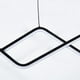 thumbnail image 4 of Lámpara colgante LED, 3000K, negro mate, acero, 25W, 4 of 5