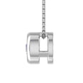 thumbnail image 2 of 1/5 Carat Bezel Set Diamond Solitaire Pendant Necklace in 14K White Gold (Included Silver Chain), 2 of 3