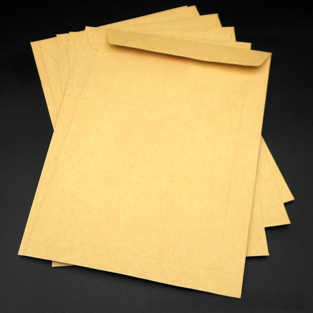 50Pcs Self Seal Envelopes For Mailing, No Window Envelopes Self Sealing Envelope