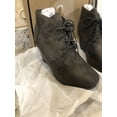 thumbnail image 2 of JOURNEE Womens Gray Cushioned Enter Round Toe Wedge Lace-Up Booties 7.5, 2 of 4