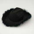 thumbnail image 4 of Chapeau Bob pour Tenue Décontractée avec Style à Grand Bord Occidental pour Fêtes et Concerts, 4 of 4