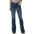 thumbnail image 2 of Wrangler Women's Retro Dark Wash Mid Rise Mae Trouser Jeans - 112328737 28W x 32L, 2 of 2