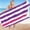 Purple, variant on Microfiber Beach Towel Double Sided Velour Large Oversized Bath Towel Quick Dry Soft Highly Absorbent Sand Free Towel for Travel Pool Swimming Beach, 29.5x59.1in, Black, 1 Pack