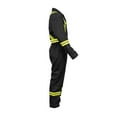 thumbnail image 6 of Flame Resistant FR High Visibility Hi Vis Coverall - 88% C/12% N (X-Large, Black), 6 of 8