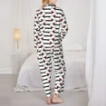 thumbnail image 6 of Goofa Christmas Dachshund Printed Women’s 2 Piece Pajama Set Super,Pajamas Women's Long Sleeve Sleepwear Soft Button Down Loungewear Pjs Lounge Set Nightwear-X-Large, 6 of 9