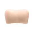 thumbnail image 3 of Women's Solid Color Strapless Top Everyday Bras, Bandeau Tube Bra, Wireless No Underwire Seamless, Comfortable Soft Breathable Support, Women's Daily Wear Versatile Lightweight, 3 of 8